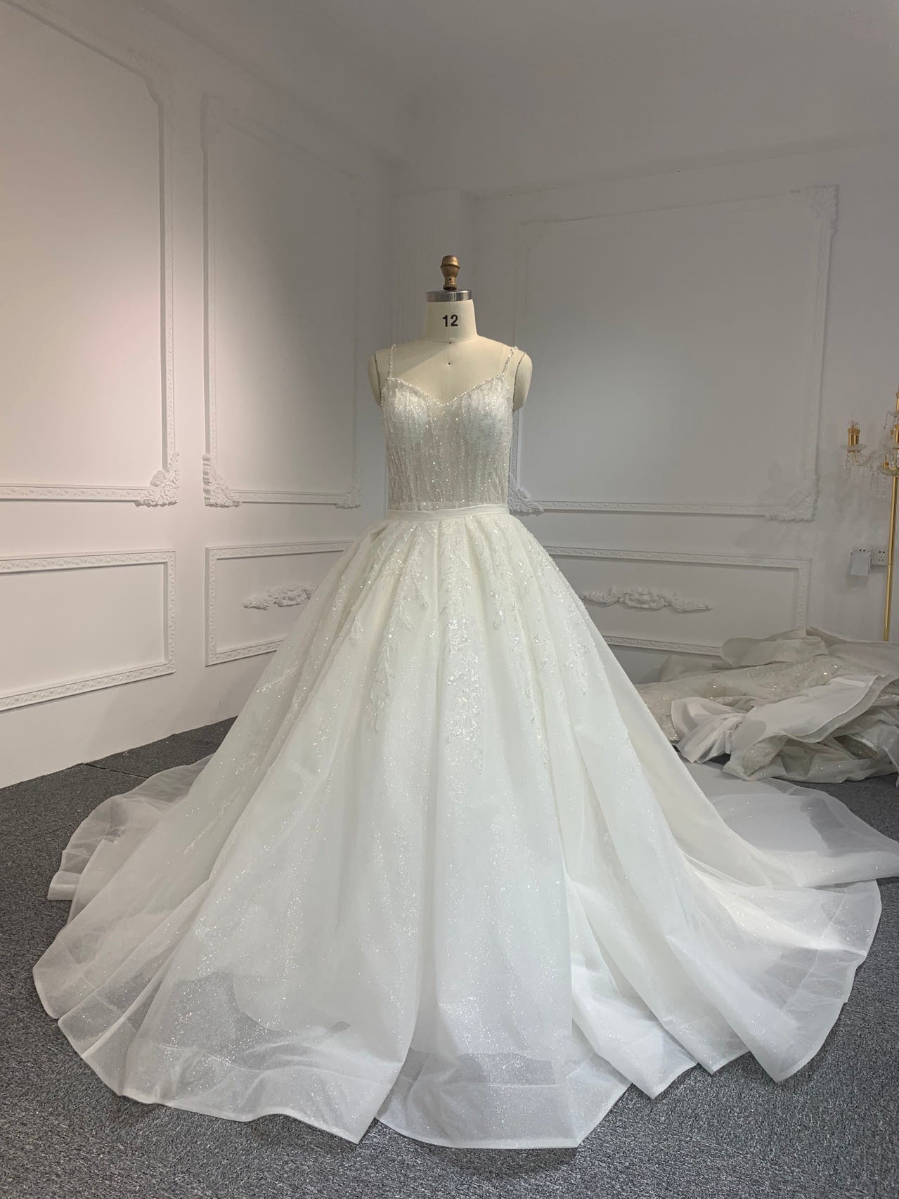 Plus Size Beaded Off Shoulder Wedding Dress Plus Size Beaded Off Shoulder Wedding Dress