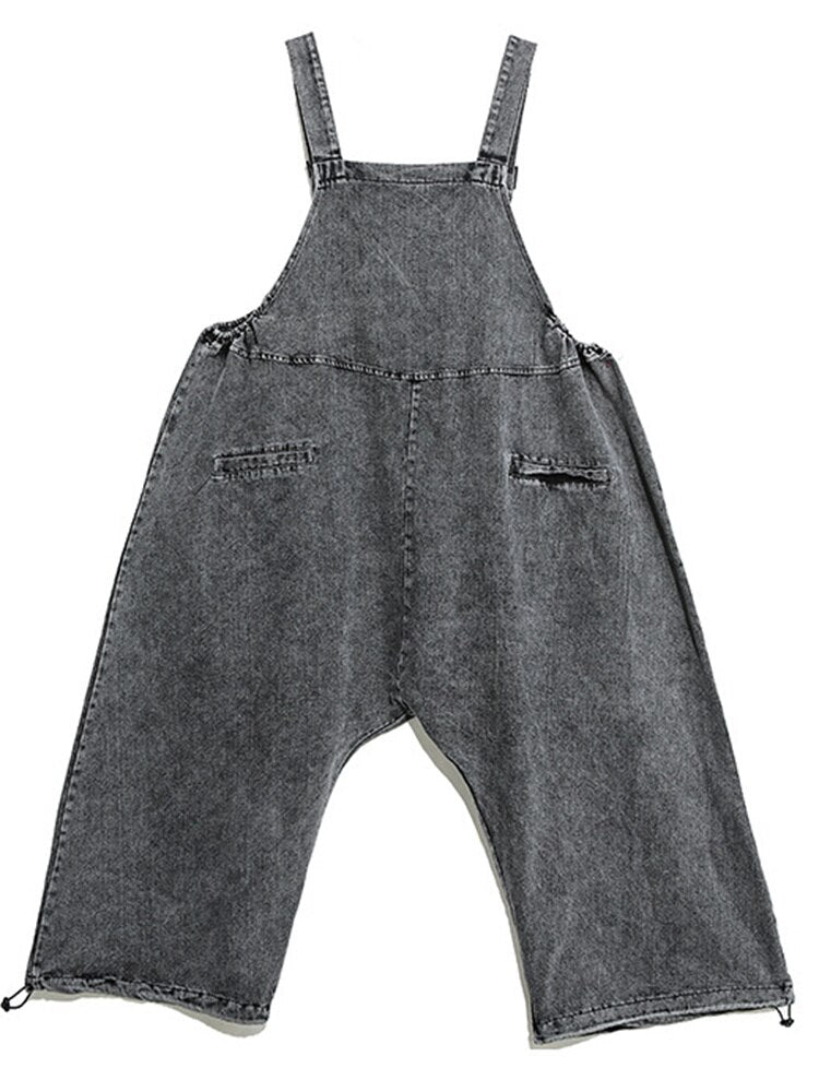 Plus Size Maternity Denim Bib Jumpsuit Plus Size Maternity Denim Bib Jumpsuit