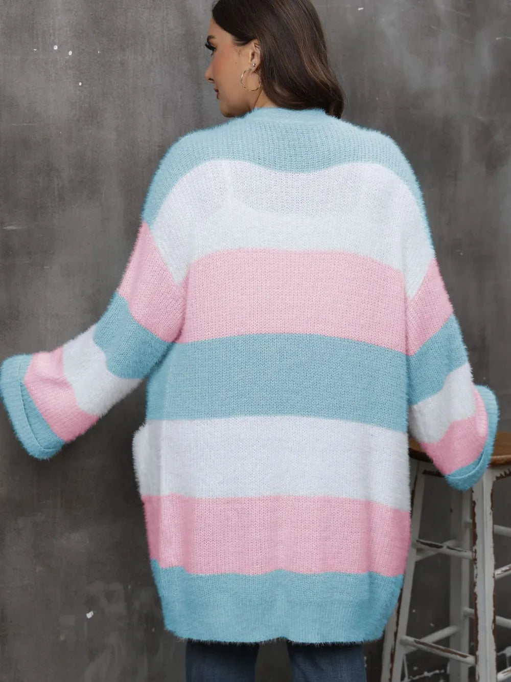 Plus Size Open Front Long Sleeve Cardigan Plus Size Open Front Long Sleeve Cardigan