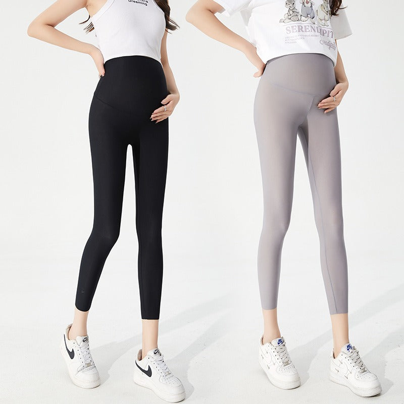 Plus Size Seamless Pregnancy Leggings with Belly Support Plus Size Seamless Pregnancy Leggings with Belly Support
