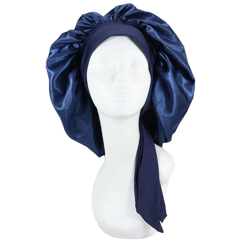 Laced Sleeping Cap Simulation Silk Home Hat Moon Cap Long Hair Care Silk Sleeping Cap Maternity Cap - Plus Size Clothing Laced Sleeping Cap Simulation Silk Home Hat Moon Cap Long Hair Care Silk Sleeping Cap Maternity Cap - Plus Size Clothing