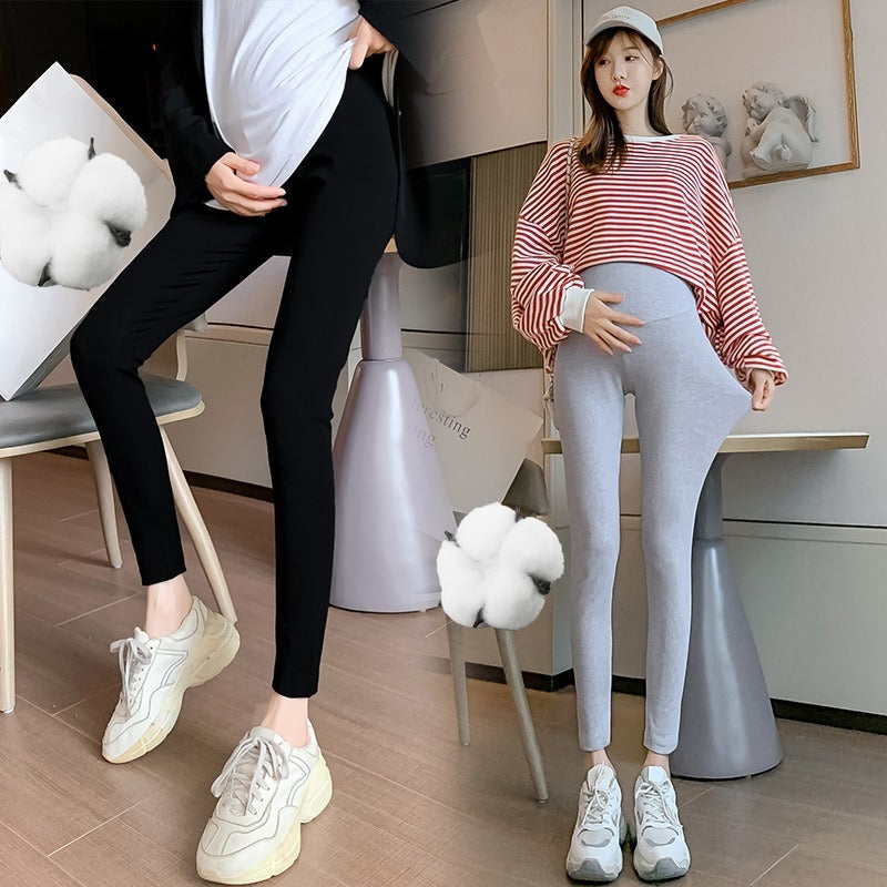 Plus Size Maternity Adjustable Cropped Leggings Plus Size Maternity Adjustable Cropped Leggings