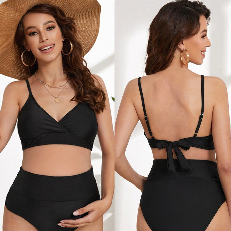 Plus Size Maternity Swimwear Black Plus Size Maternity Swimwear Black