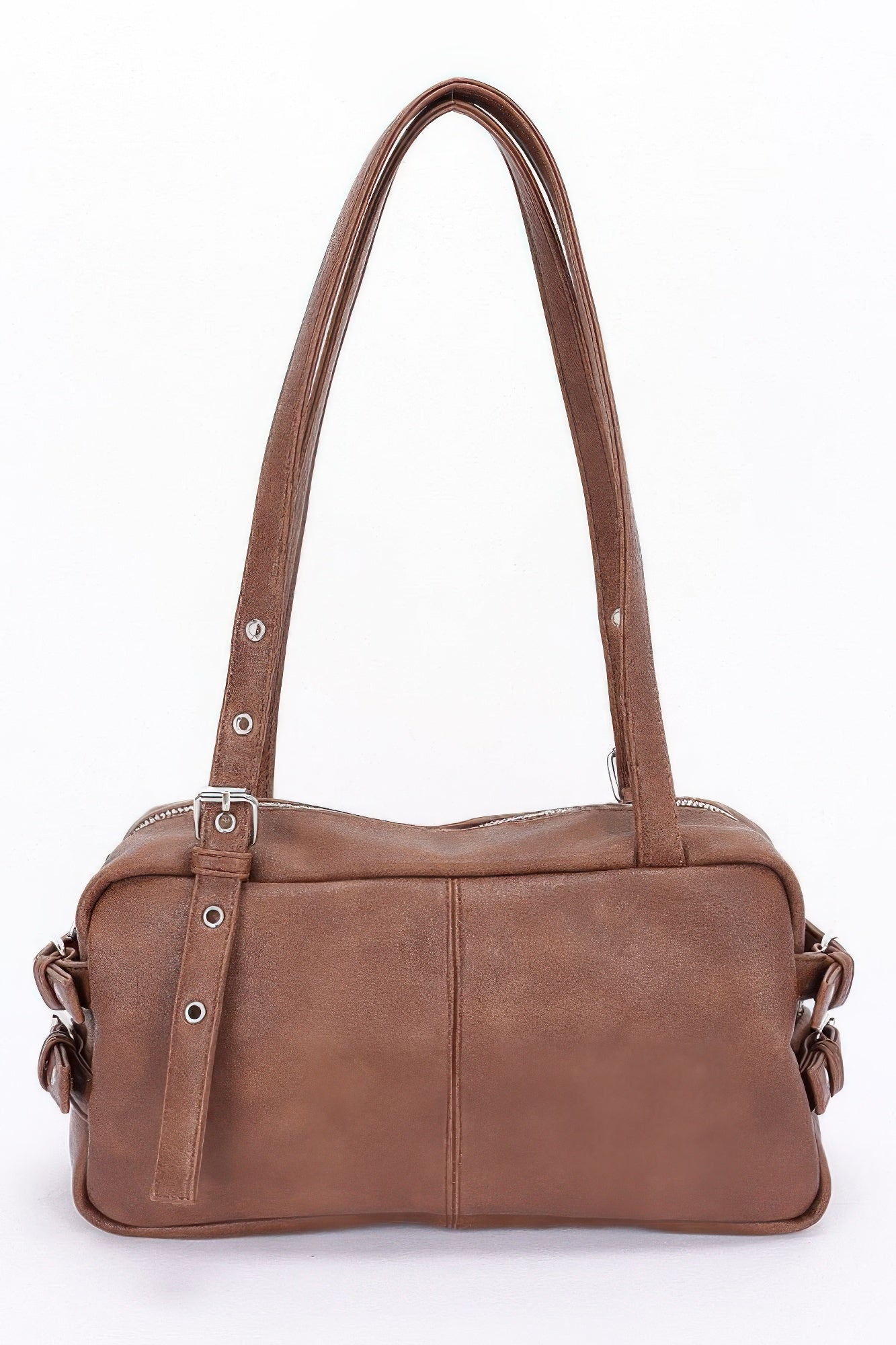 Faux Leather Sport Bag - Plus Size Clothing Faux Leather Sport Bag - Plus Size Clothing