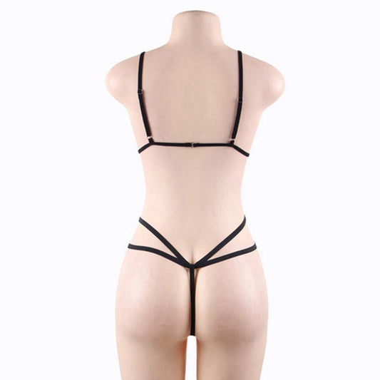 Plus Size Lace One-Piece Erotic Lingerie Set - Plus Size XL-4XL - View 2