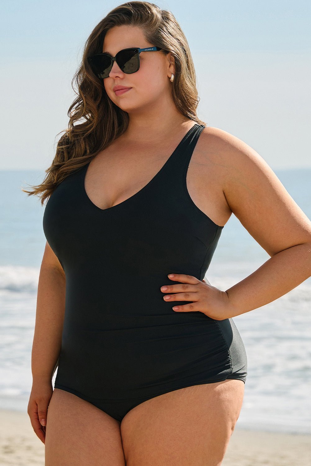 Plus Size Swimsuits with Tummy Control and Bust Support