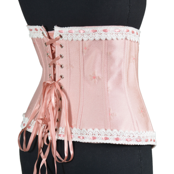 Plus Size Lace Herringbone Corset Belt