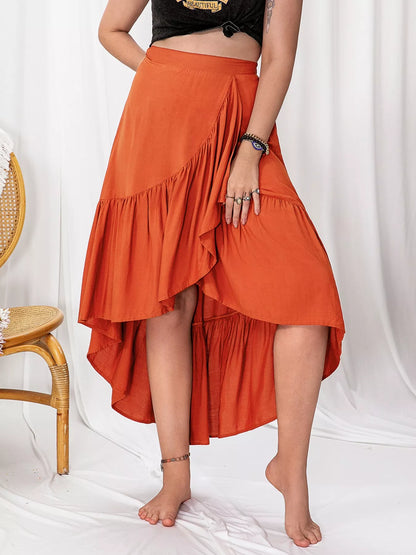 plus-size-ruffled-high-low-skirt