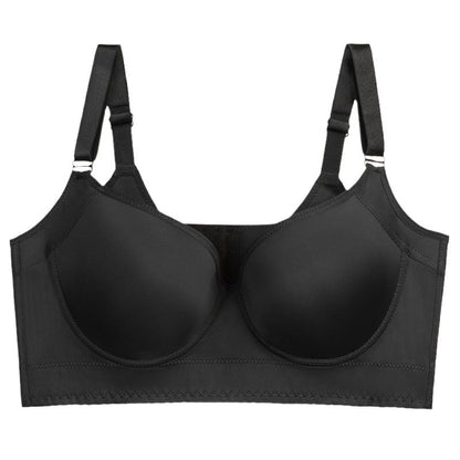 Plus Size Underwire Bra with Back Beauty Support — close-up detail