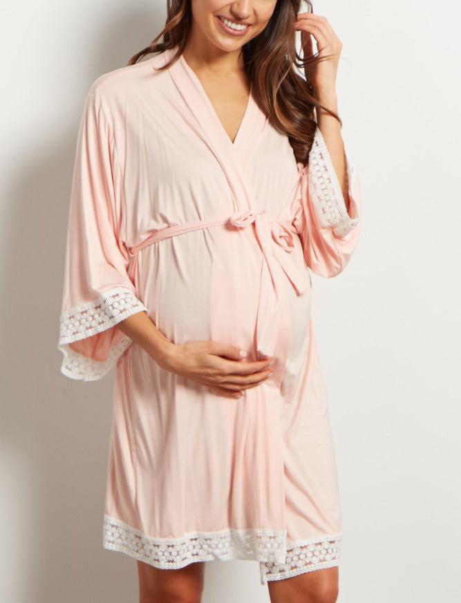 Plus Size Lace Cardigan with 3/4 Sleeves