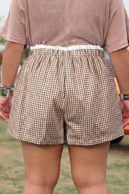 Plus Size Plaid Print Shorts - Plus Size XL-4XL - View 8