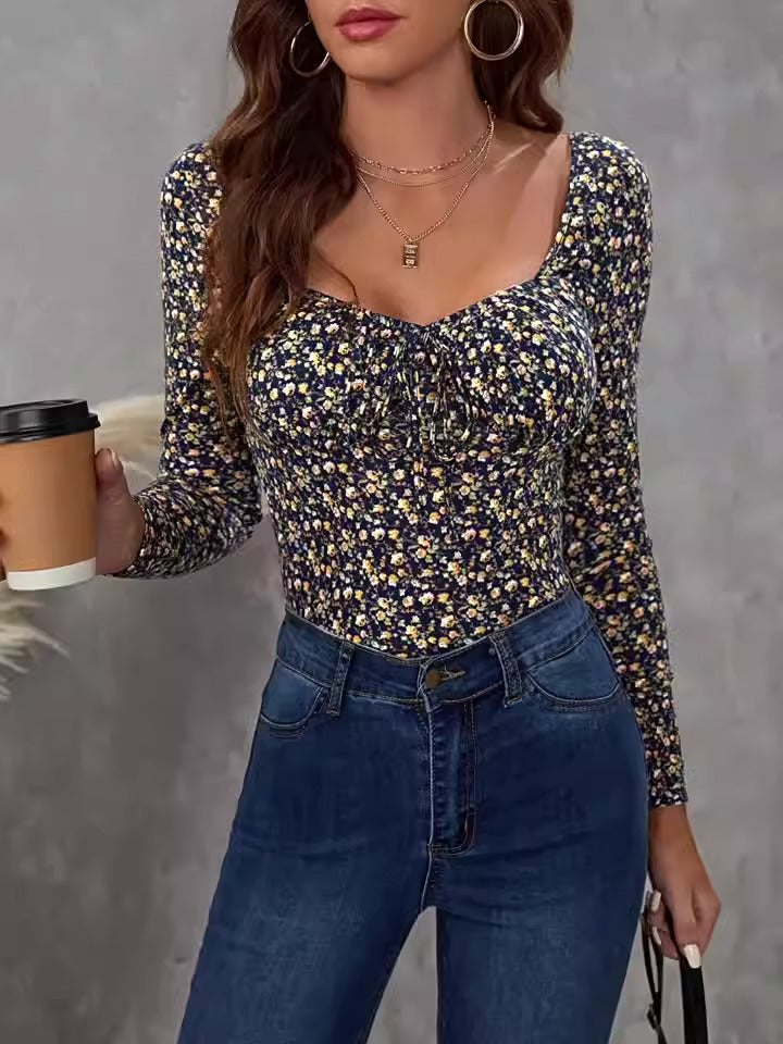 Plus Size Maternity Nursing Top with V-Neck