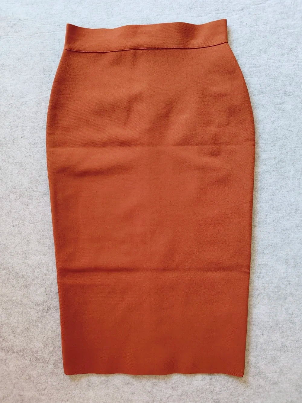 Plus Size Bandage Pencil Midi Skirt