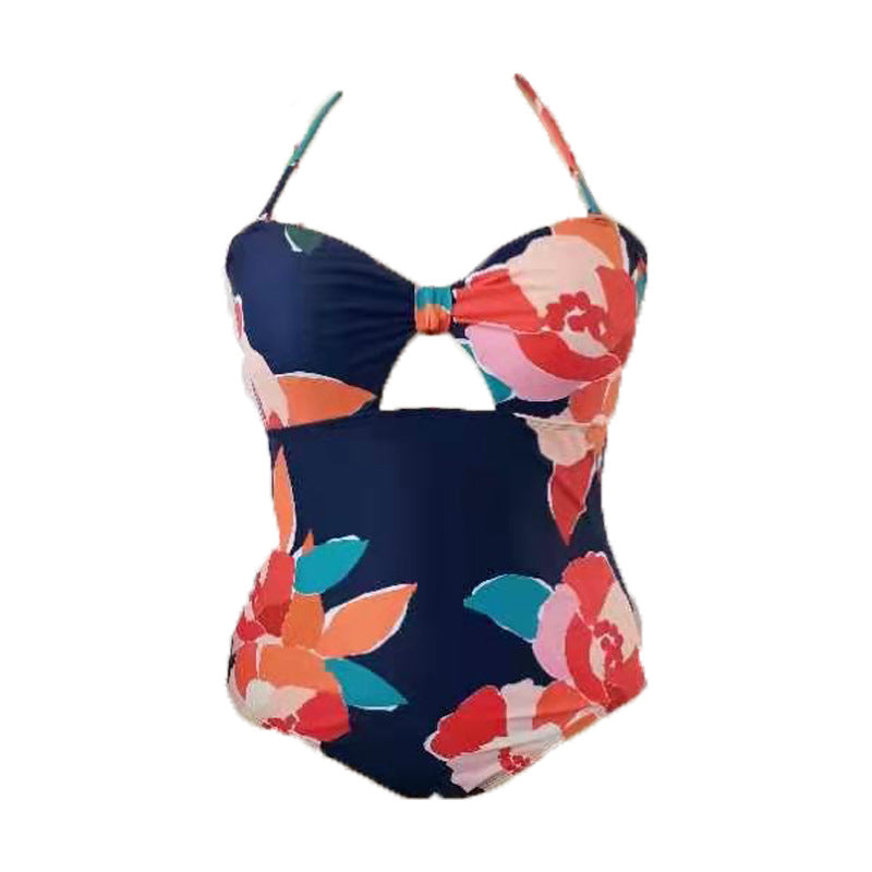 Plus Size Printed One-Piece Swimsuit