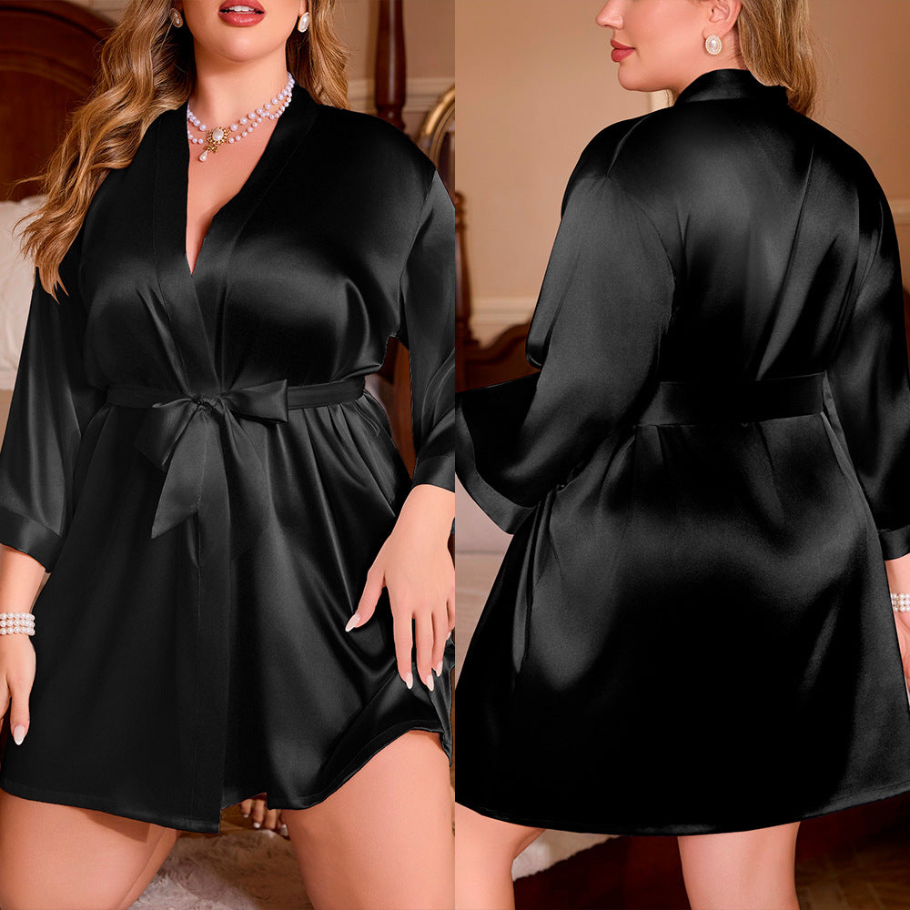 Plus Size Comfortable Bathrobe Loungewear