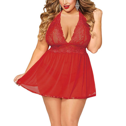 Plus Size Sexy Lingerie Nightwear Set - Plus Size XL-4XL - View 5