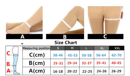 30-40mmHg Medical Compression Maternity pantyhose Medical Gradient Pregnancy Stockings Leggings For relief the pain - Plus Size Clothing