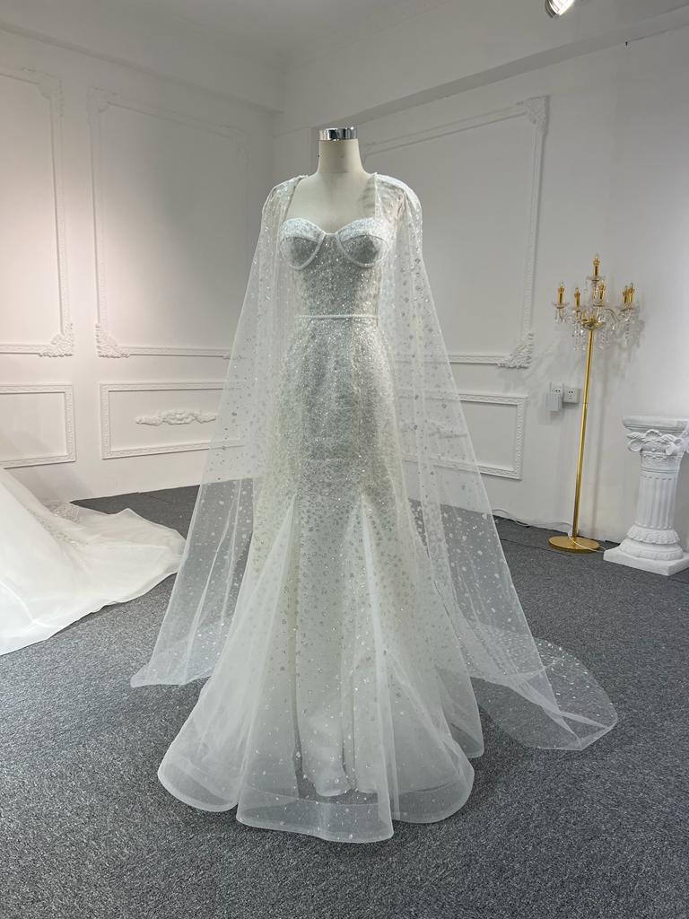 Plus Size A-Line Lace Wedding Dress