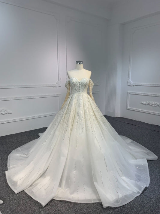 Plus Size Lace A-Line Wedding Dress