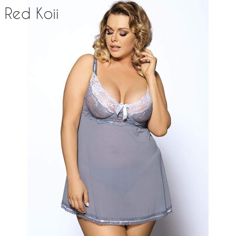 Plus Size Babydoll Lingerie - Plus Size XL-4XL