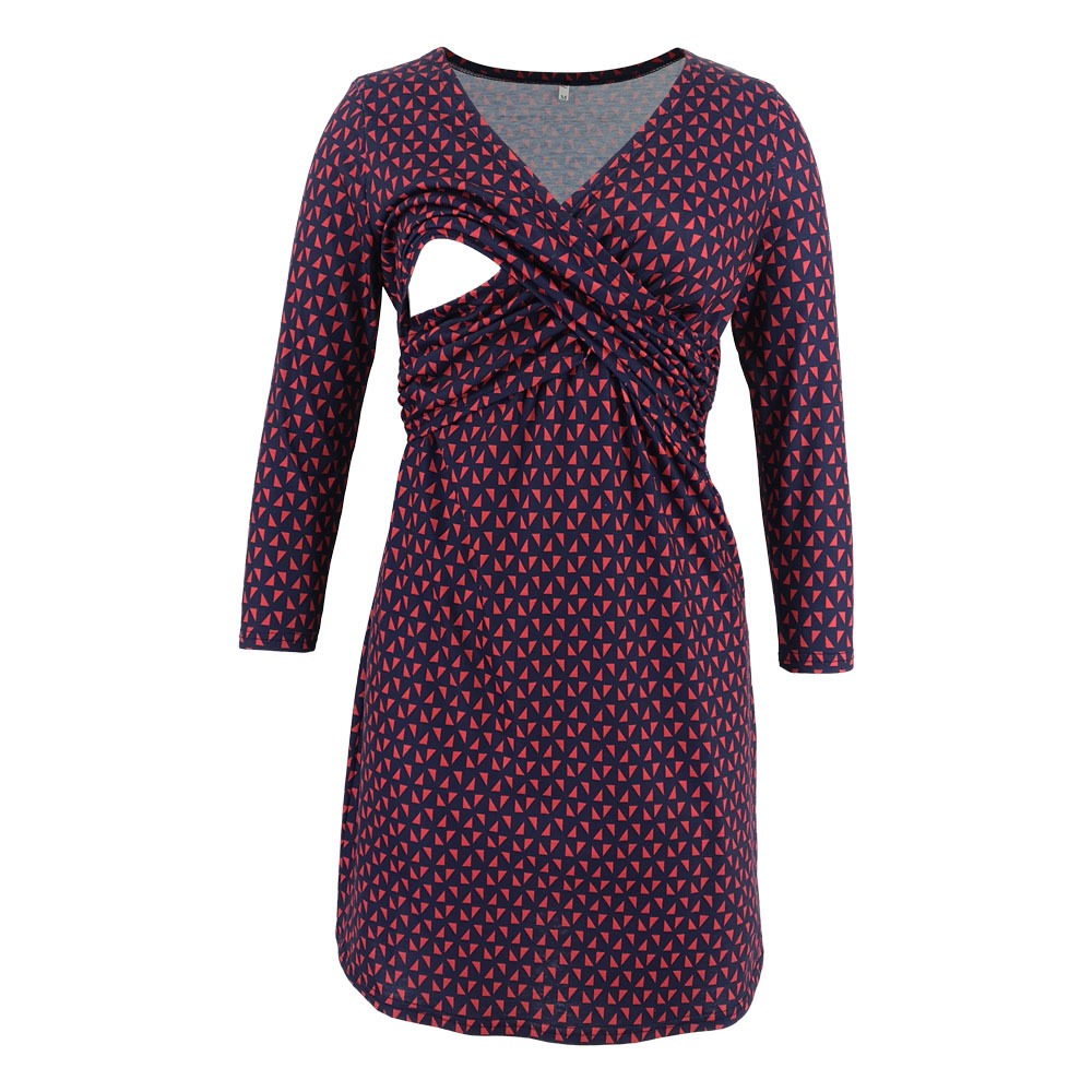 Plus Size Maternity Breastfeeding Dress