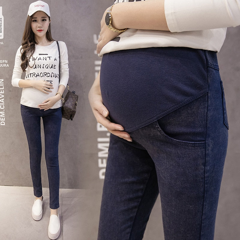 Plus Size Maternity Jeans for Pregnant Women M-3XL