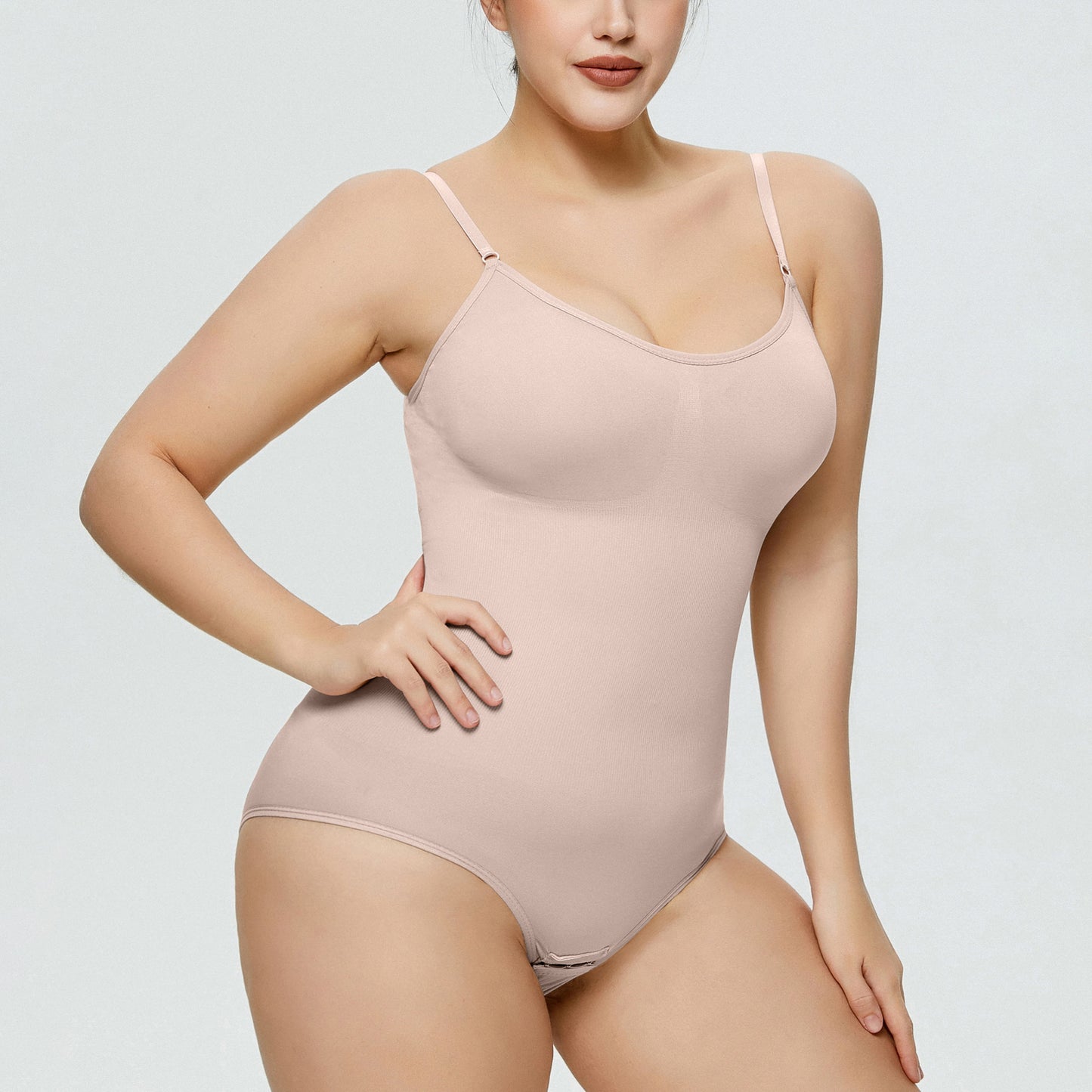 Plus Size Shapewear Bustier Bodysuit Seamless