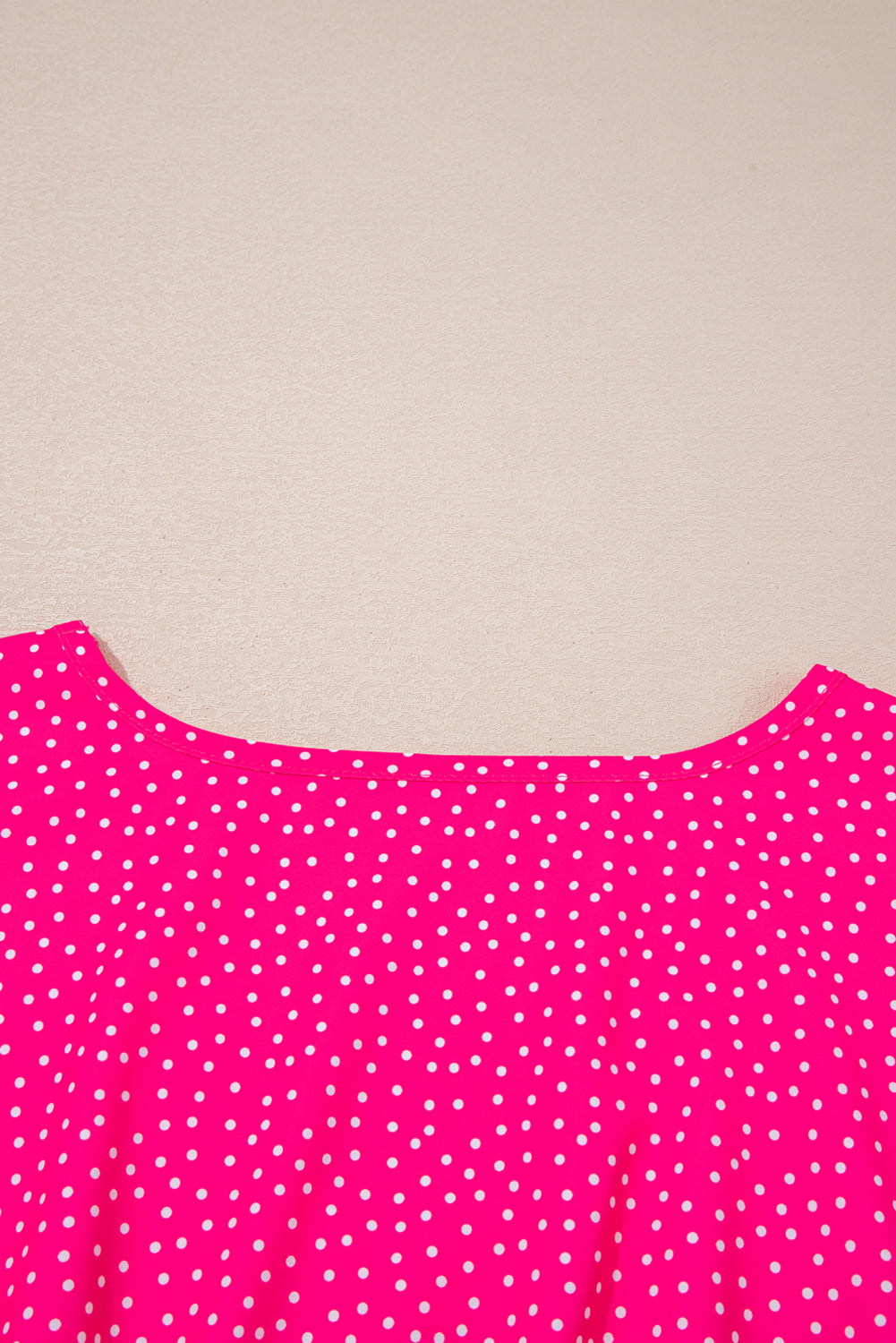 Plus Size Polka Dot Ruffled Smocked Midi Dress