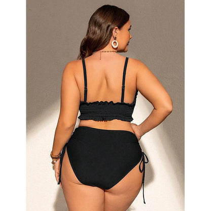 Plus Size Backless One-Piece Swimsuit - Plus Size XL-4XL - View 2