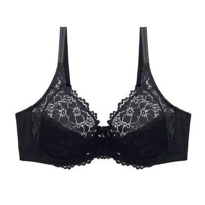 Plus Size Lace 3/4 Cup Bra - Plus Size XL-4XL - View 7
