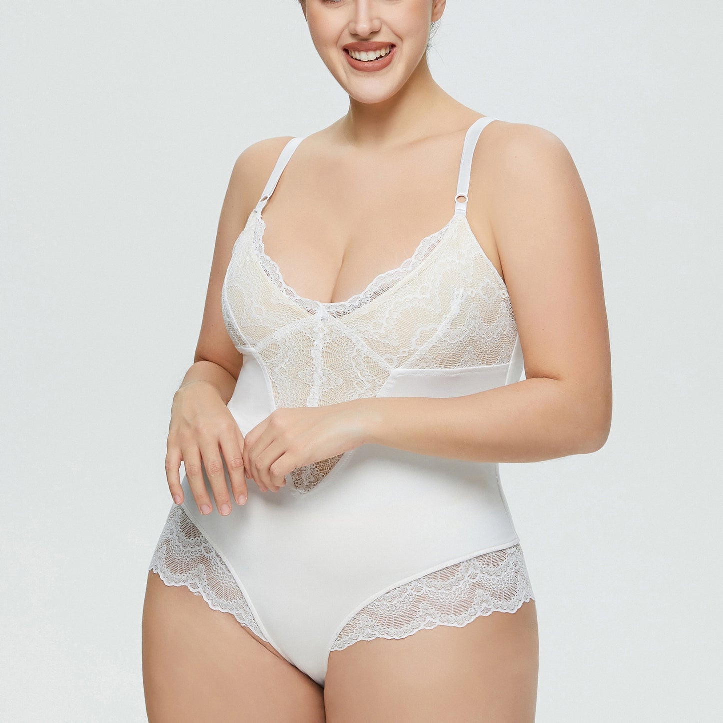 Plus Size Lace Jumpsuit Romper Lingerie