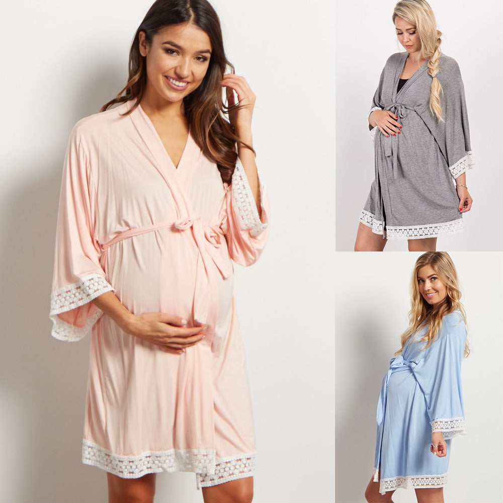 Plus Size Lace Cardigan with 3/4 Sleeves