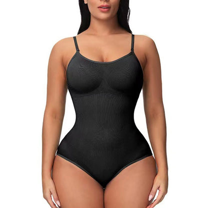 Plus Size Silk Body Shaping One-Piece Underwear — side detail