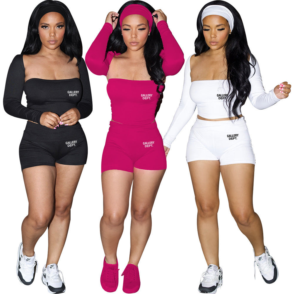 Plus Size Casual 4-Piece Pants Set