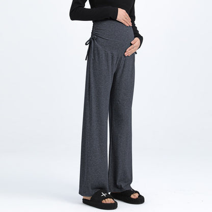 Plus Size Maternity Wide Leg Pants - Plus Size XL-4XL - View 4