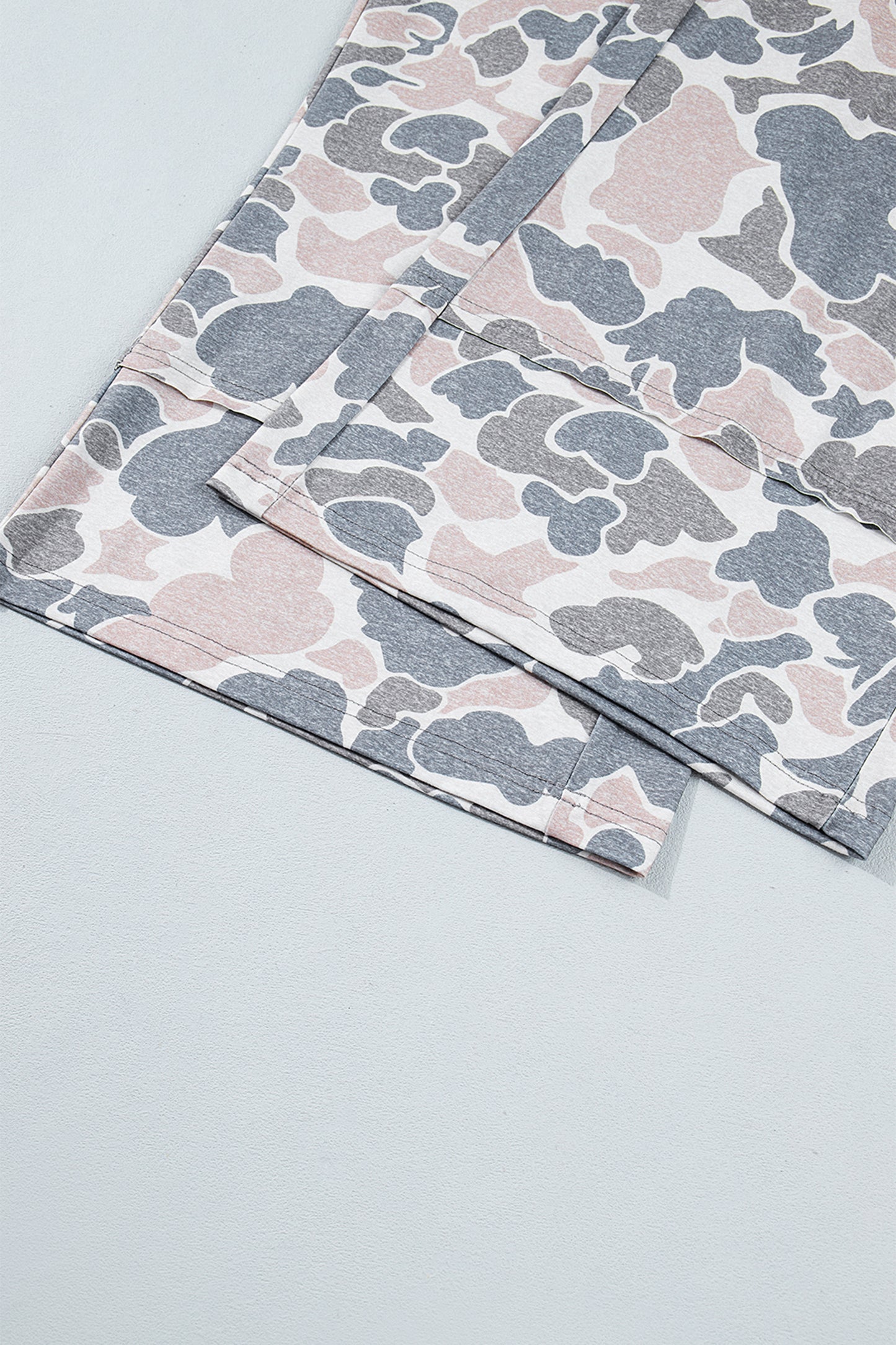 Plus Size Camo Print Patch Pocket Ankle Pants - Plus Size Clothing