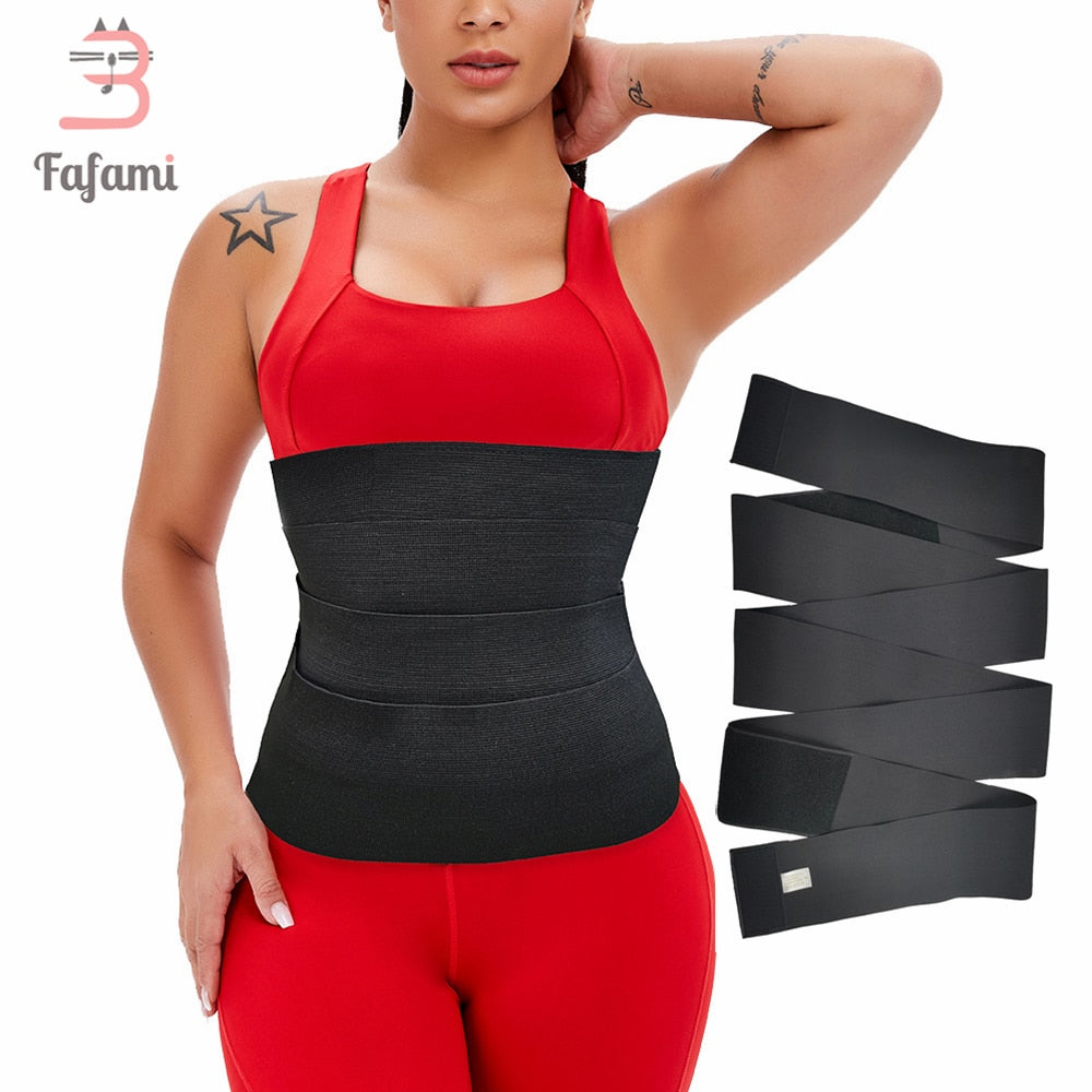 Plus Size Postpartum Belly Band Compression Waist Trainer
