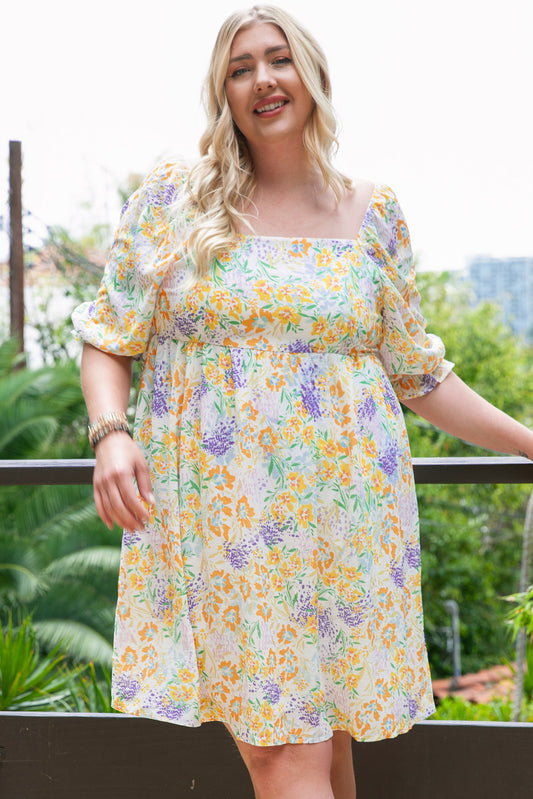plus-size-floral-babydoll-dress