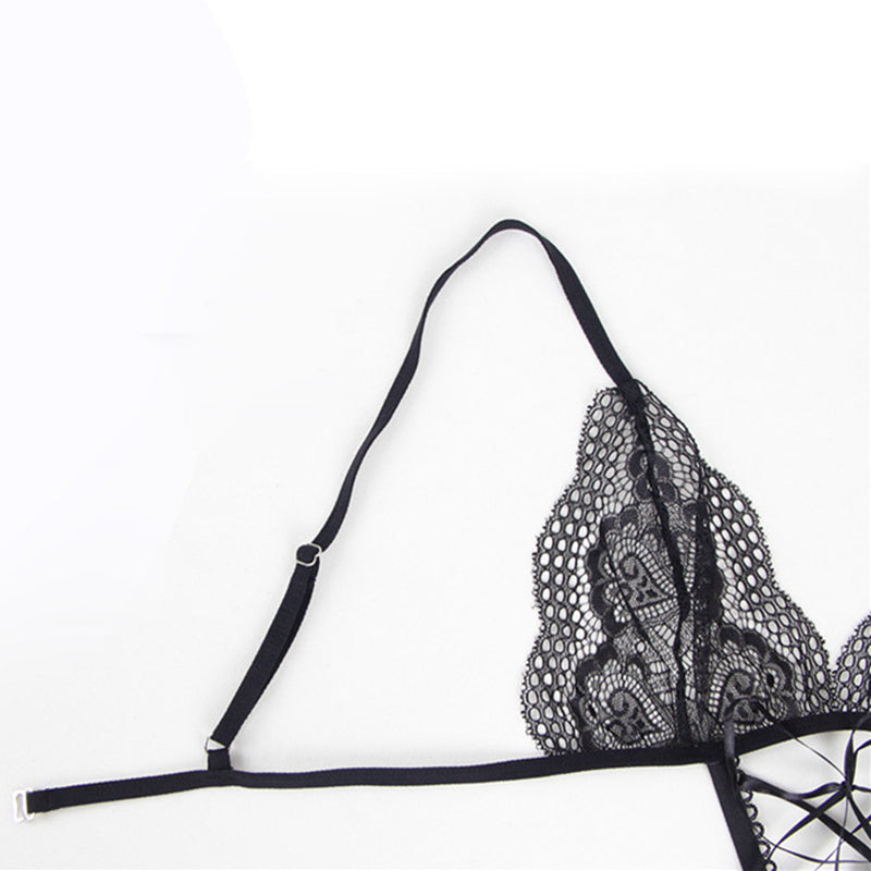 Plus Size Lace One-Piece Erotic Lingerie Set - Plus Size XL-4XL - View 3