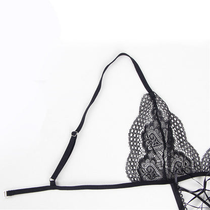 Plus Size Lace One-Piece Erotic Lingerie Set - Plus Size XL-4XL - View 3