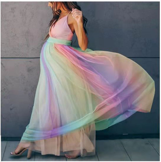 Plus Size Sweet Ruffled V-Neck Maxi Dress