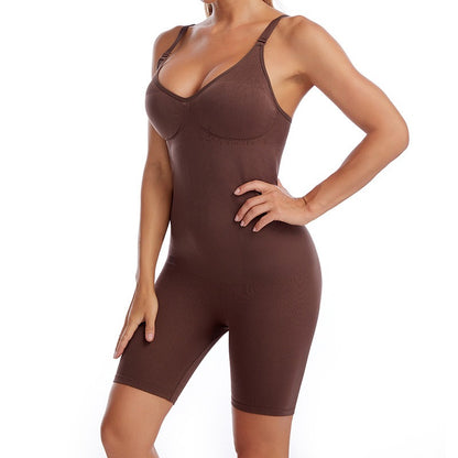 Plus Size Silk Body Shaping One-Piece Underwear — close-up detail