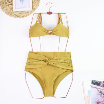 Plus Size Bikini Wrap Skirt Set - Plus Size XL-4XL - View 5