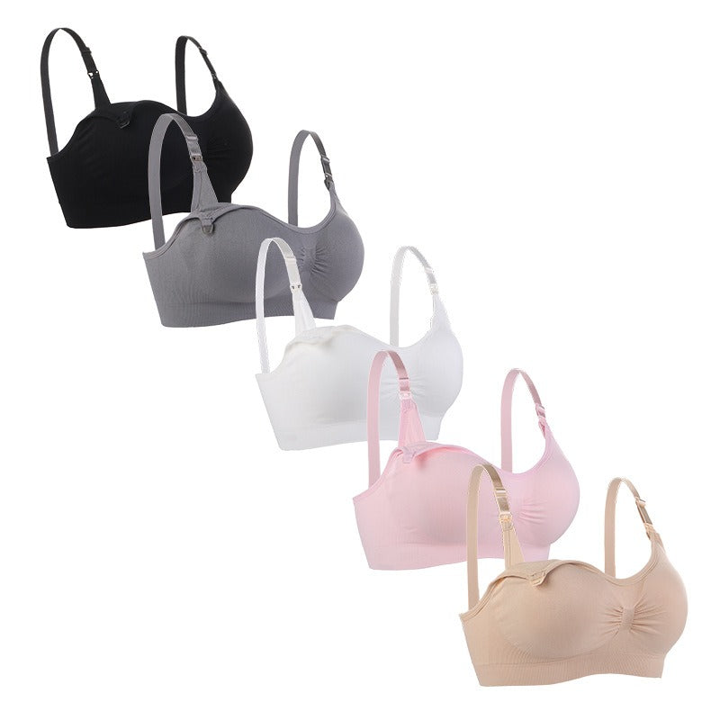 Plus Size Seamless Wireless Breastfeeding Bra