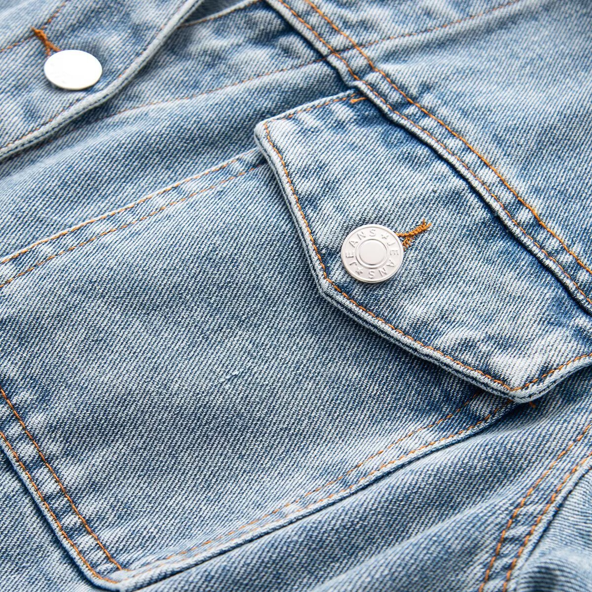 Plus Size Long Sleeve Polo Denim Dress