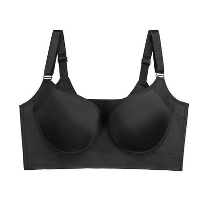 Plus Size Underwire Bra with Back Beauty Support — side detail
