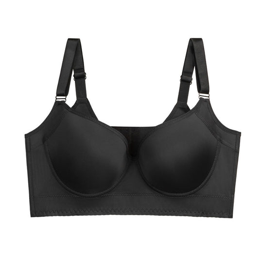 Plus Size Underwire Bra with Back Beauty Support — side detail