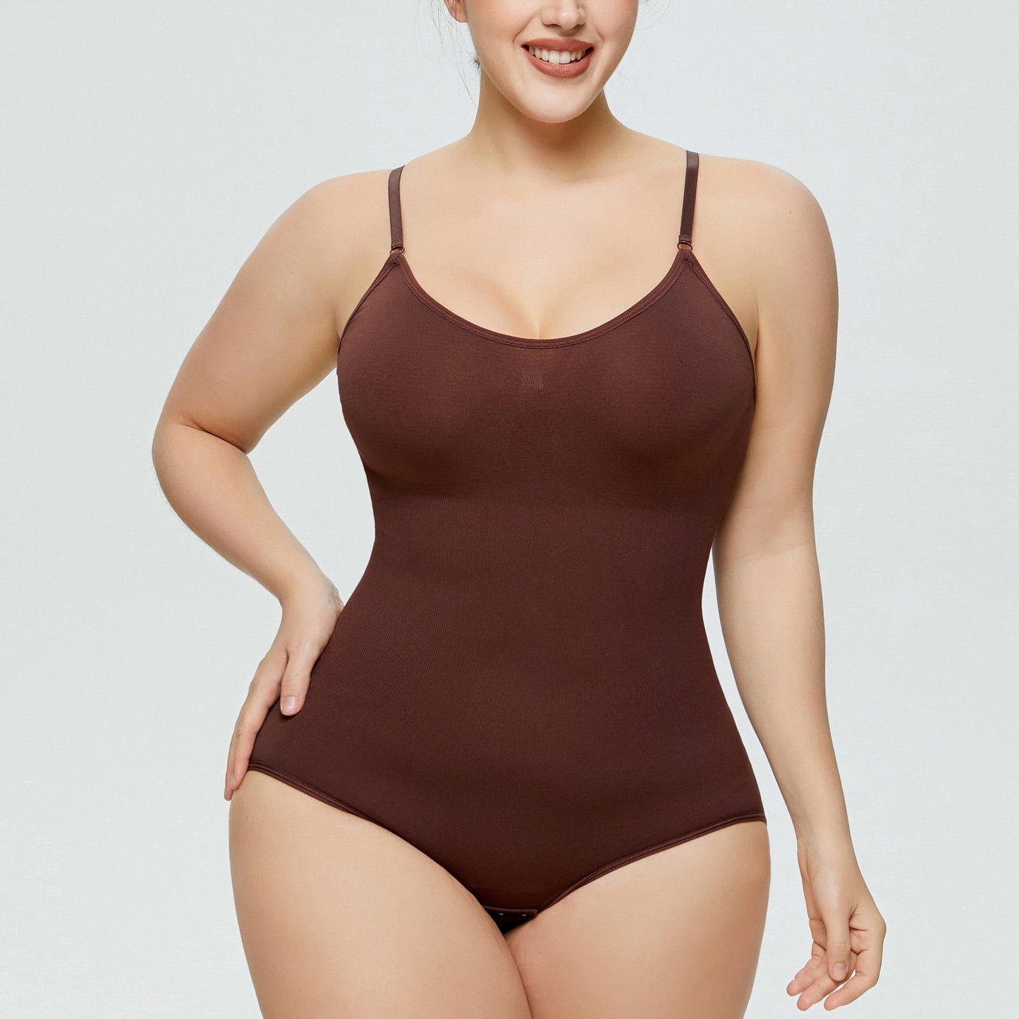 Plus Size Shapewear Bustier Bodysuit Seamless