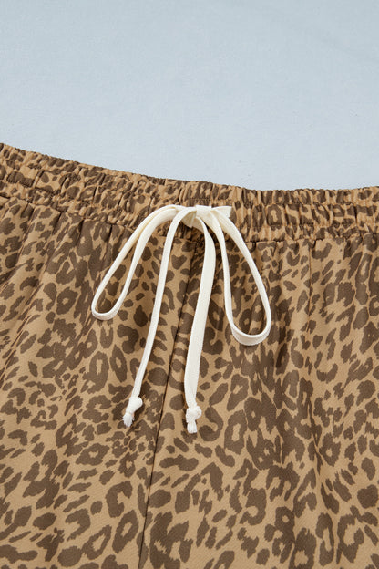 Plus Size Leopard Print Western Star Jogger Pants - Plus Size XL-4XL - View 8