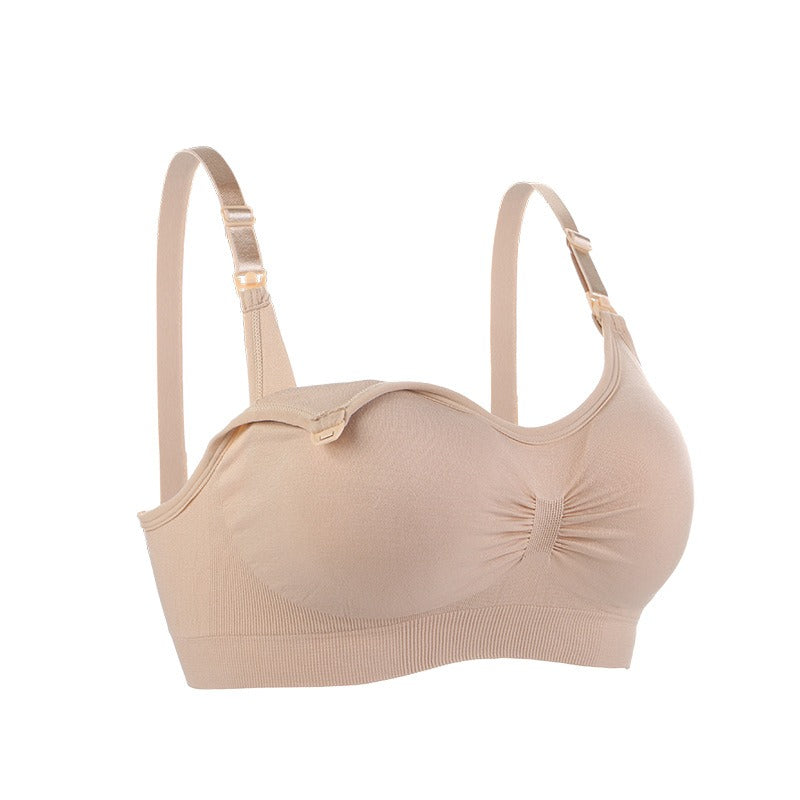 Plus Size Seamless Wireless Breastfeeding Bra